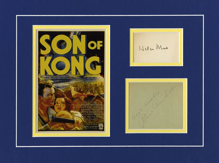 Son of Kong autograph