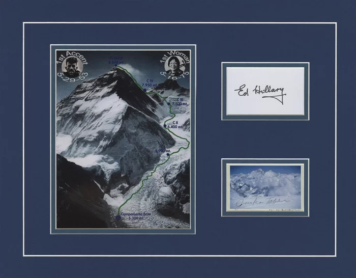 Mt. Everest Exploration autograph