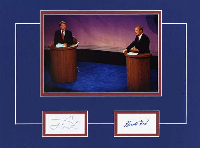 Carter & Ford autograph