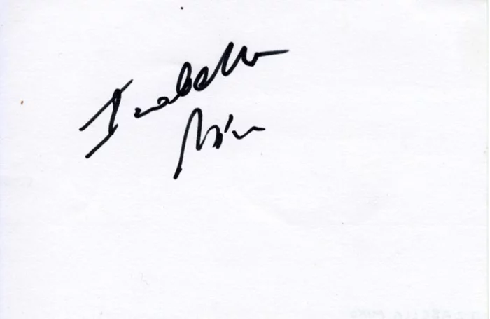 Izabella Miko autograph