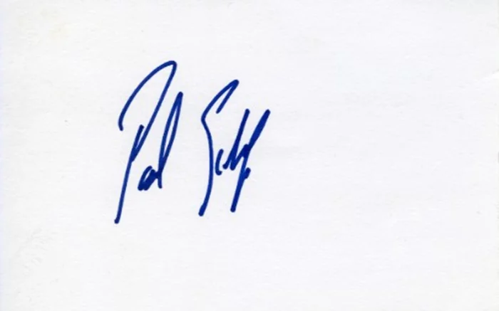 Paul Schulze autograph