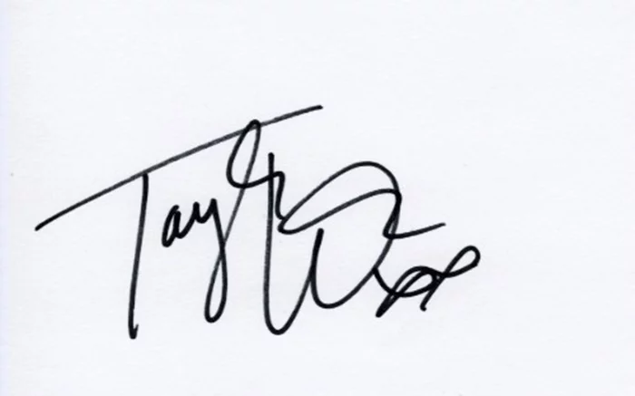 Taylor Wane autograph