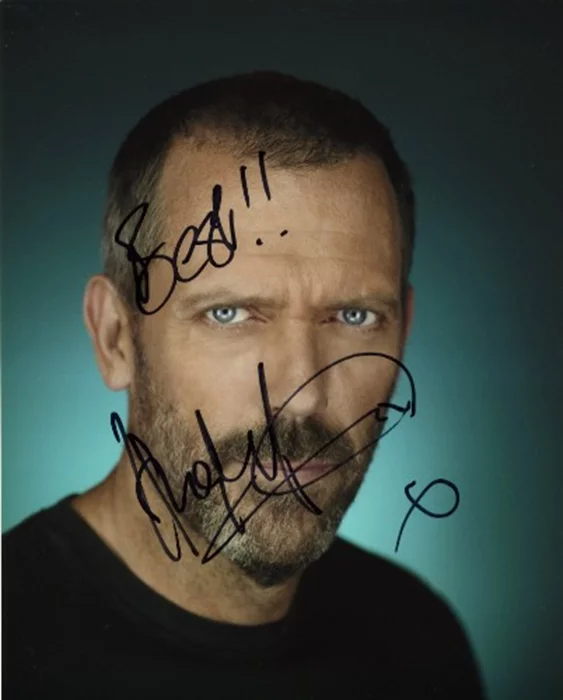 Hugh Laurie autograph