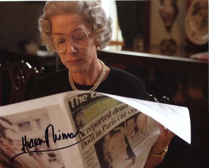 Helen Mirren autograph