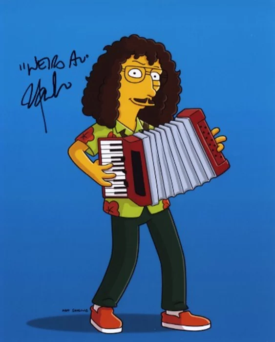 Weird Al Yankovic autograph