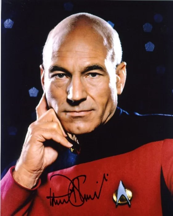 Patrick Stewart autograph