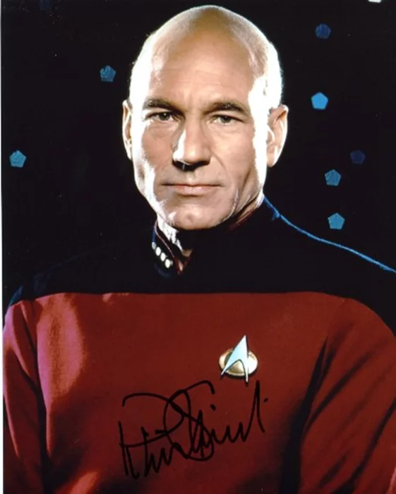 Patrick Stewart autograph