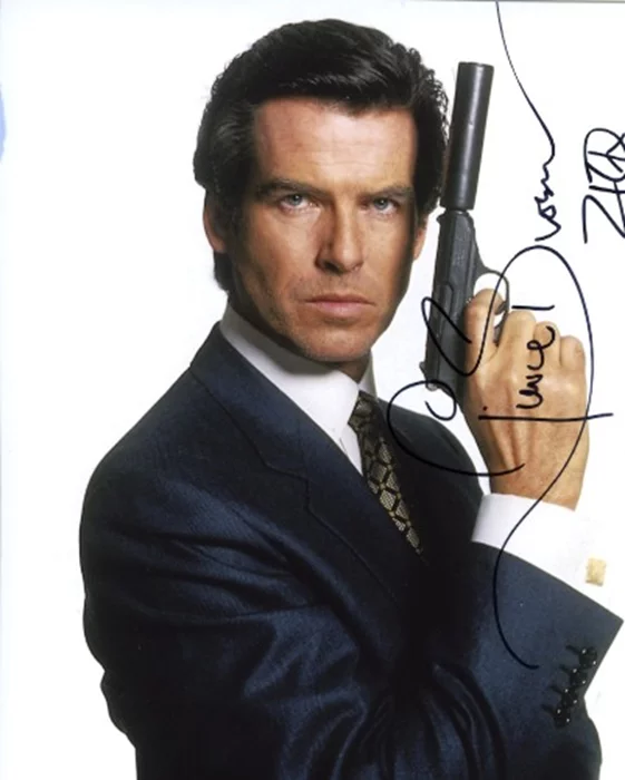 Pierce Brosnan autograph