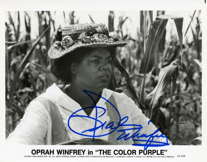 Oprah Winfrey autograph