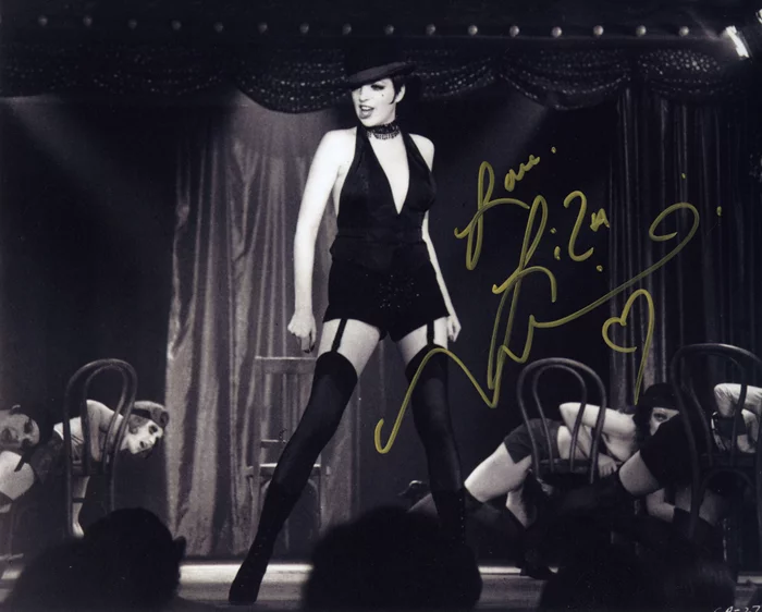 Liza Minnelli autograph