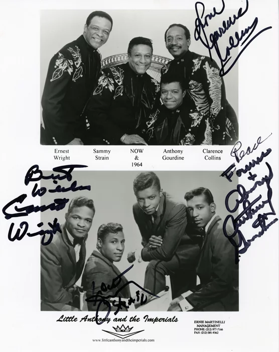 Little Anthony and The Imperials autograph
