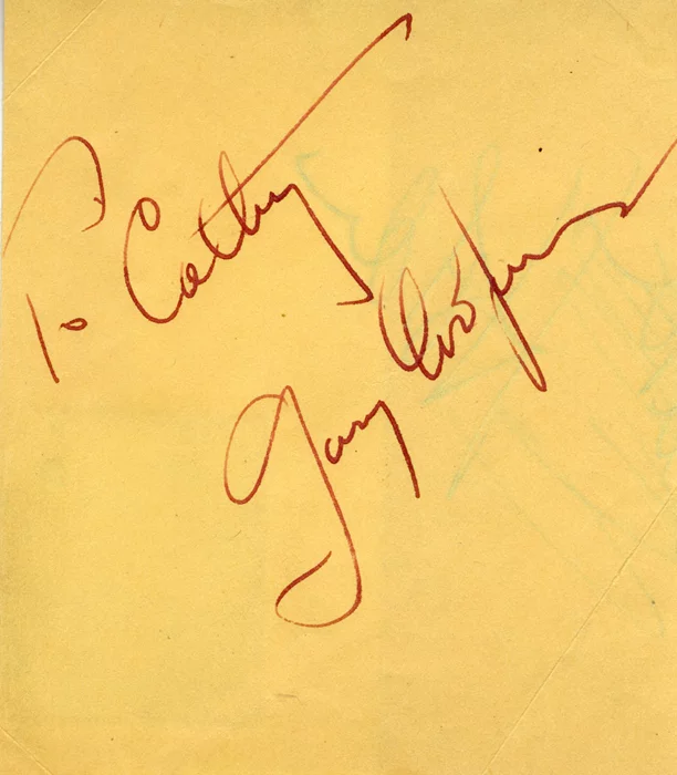 Gary Cooper autograph
