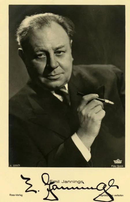 Emil Jannings autograph
