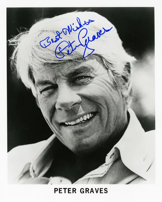 Peter Graves autograph