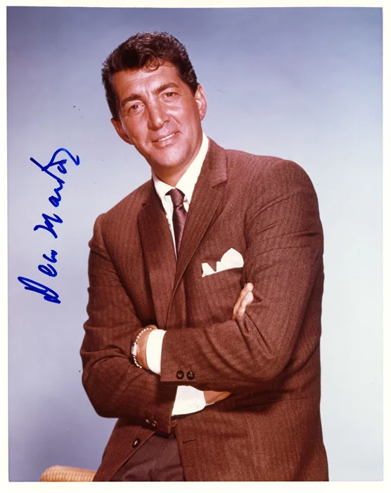 Dean Martin autograph