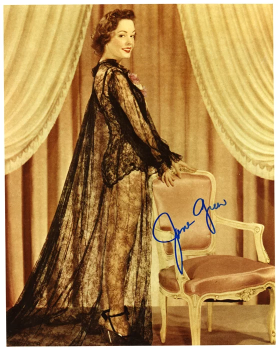 Jane Greer autograph