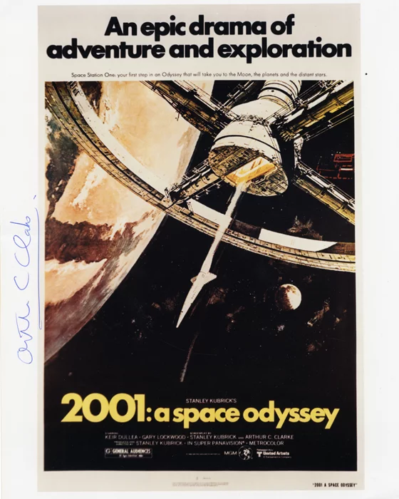 Arthur C. Clarke autograph