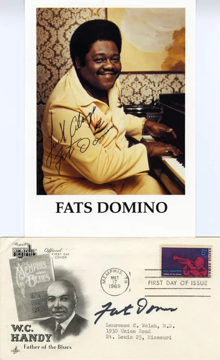 Fats Domino autograph