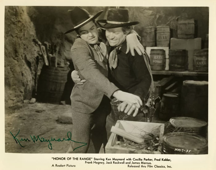 Ken Maynard autograph