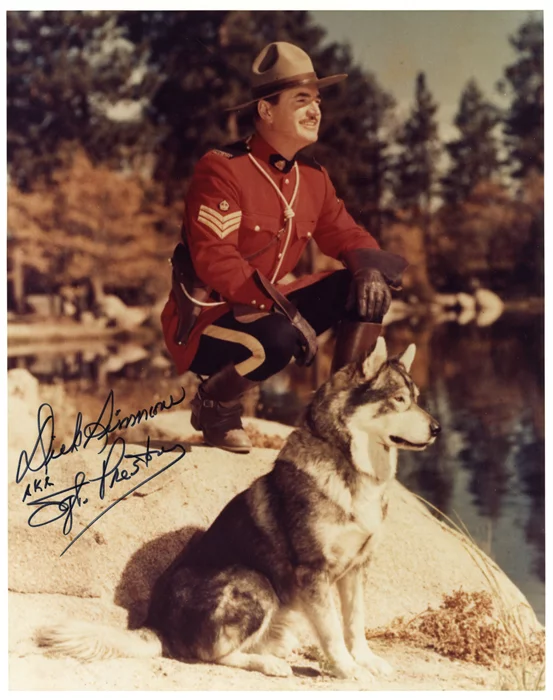 Dick Simmons autograph