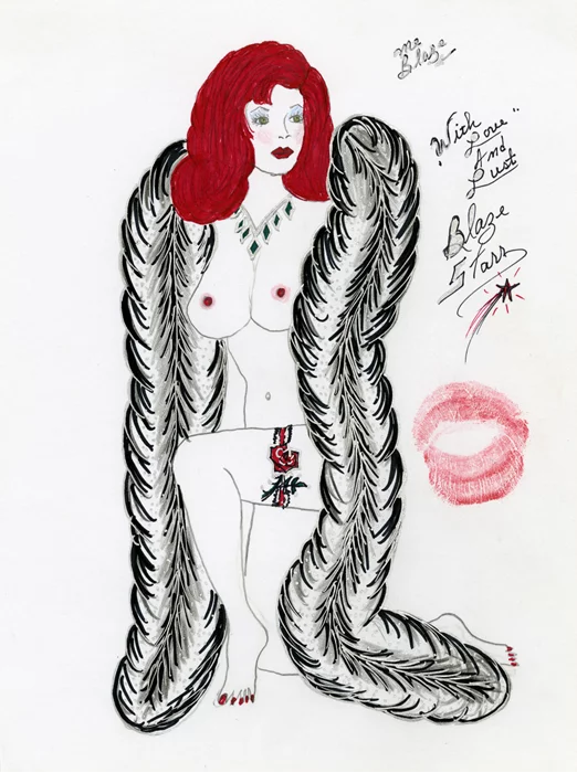 Blaze Starr autograph