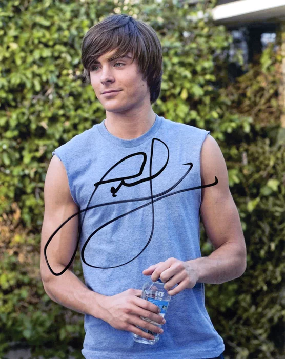 Zac Efron autograph