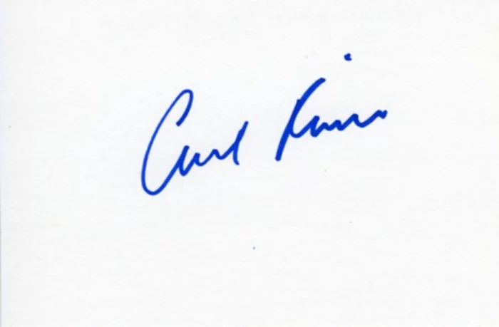 Carl Reiner autograph