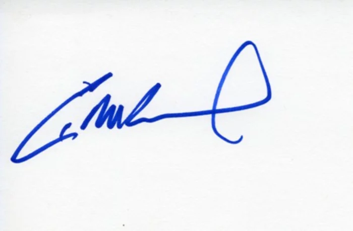 Eric McCormack autograph