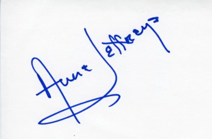 Anne Jeffreys autograph