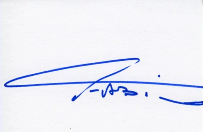 Fabio autograph
