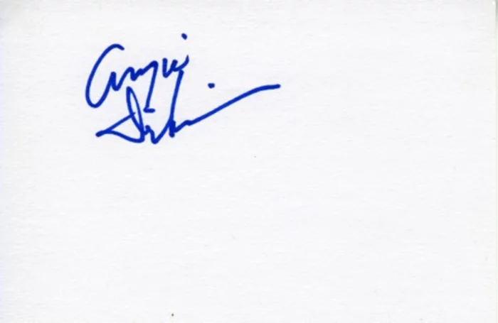 Angie Dickinson autograph