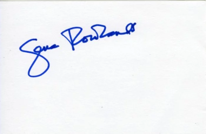 Gena Rowlands autograph