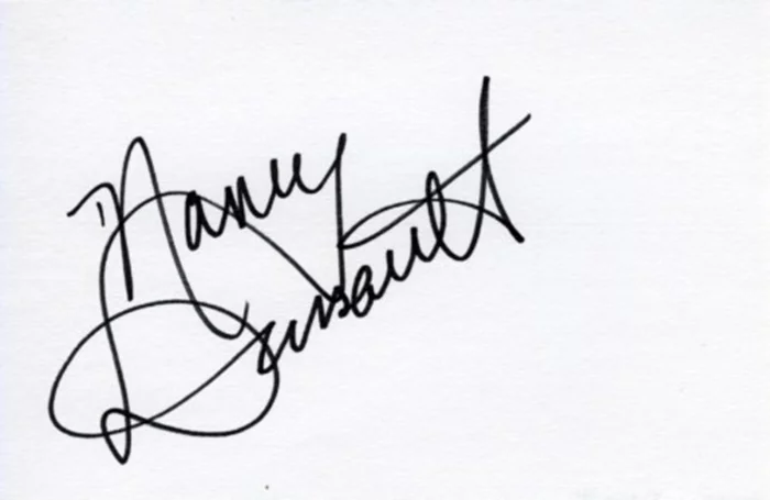 Nancy Dussault autograph
