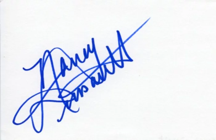 Nancy Dussault autograph