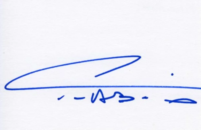 Fabio autograph