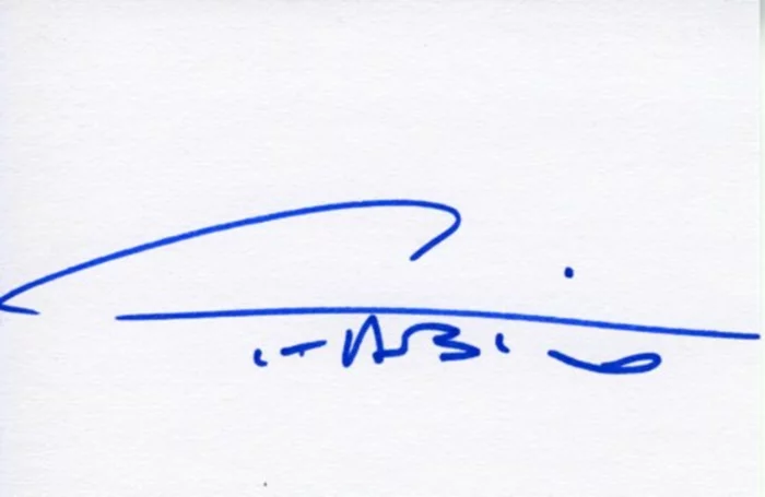Fabio autograph
