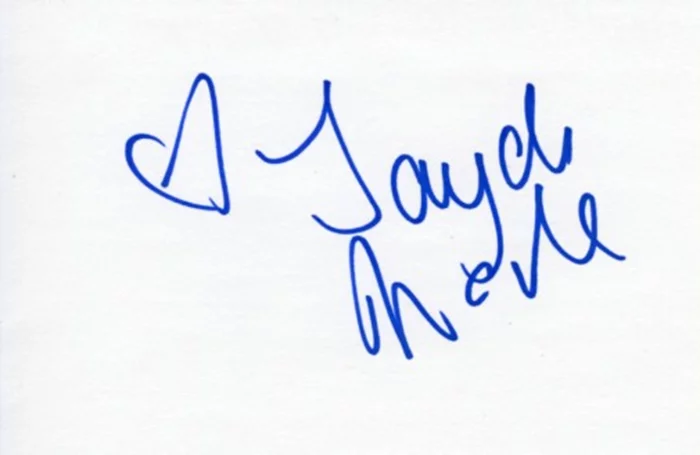 Jayde Nicole autograph