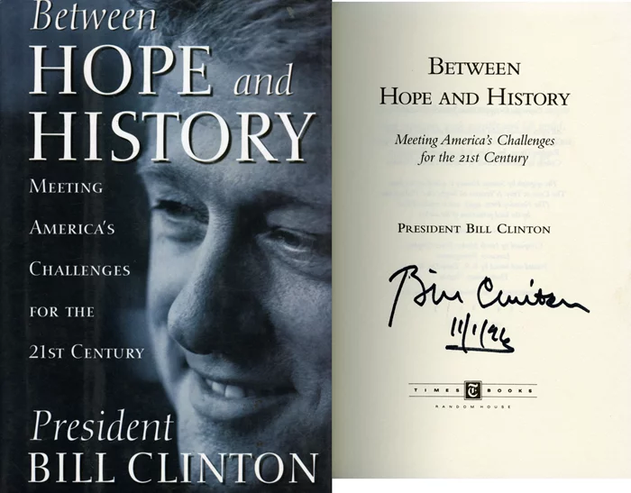 Bill Clinton autograph