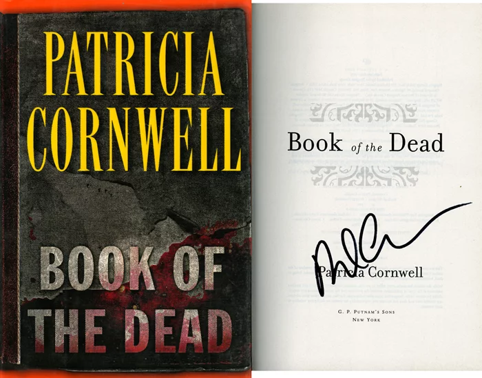 Patricia Cornwall autograph