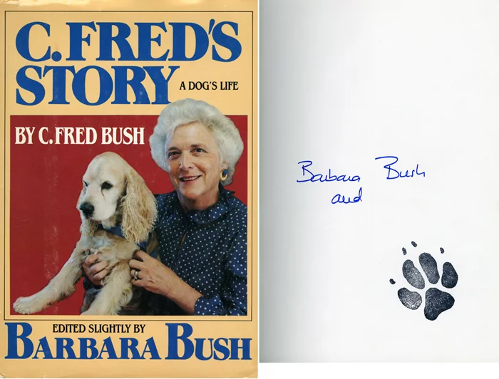 Barbara Bush autograph