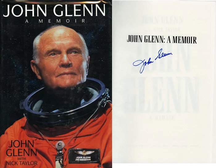John Glenn autograph
