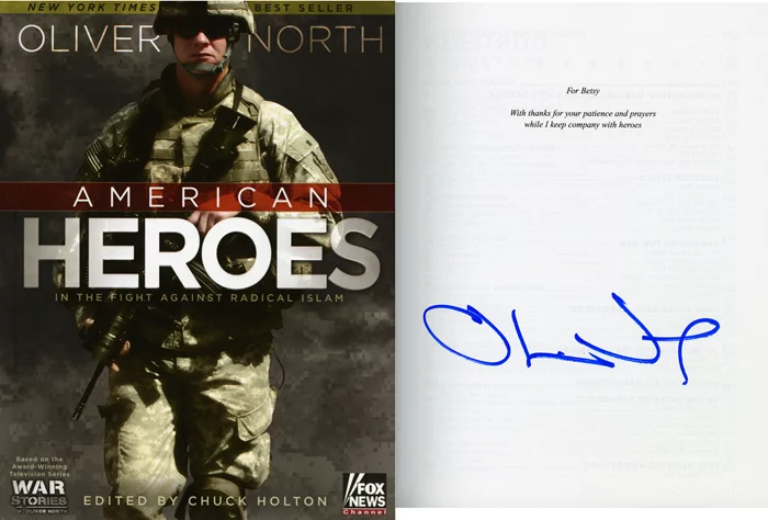 Oliver North autograph