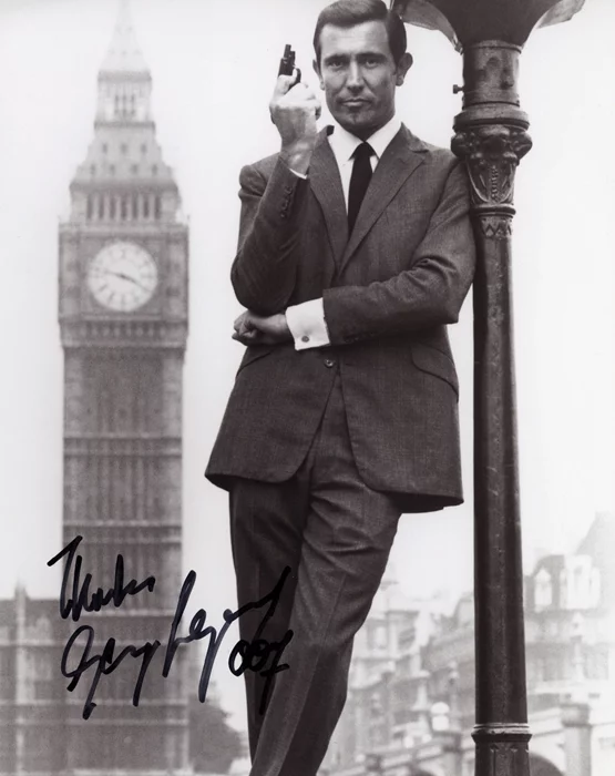 George Lazenby autograph