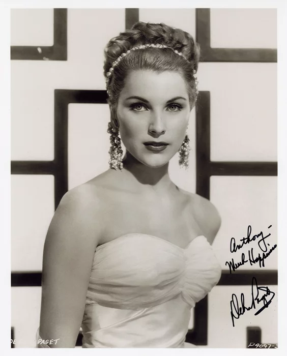 Debra Paget autograph