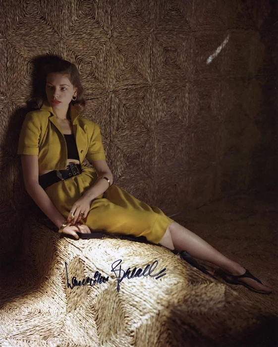 Lauren Bacall autograph