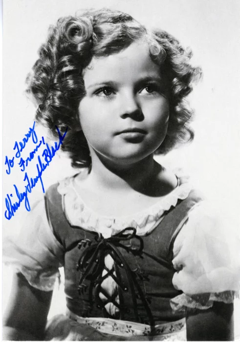 Shirley Temple-Black autograph