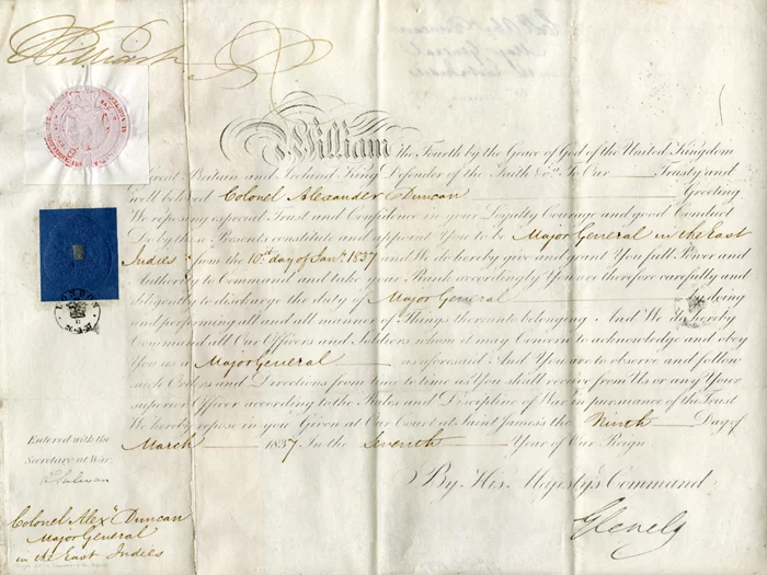 William IV autograph