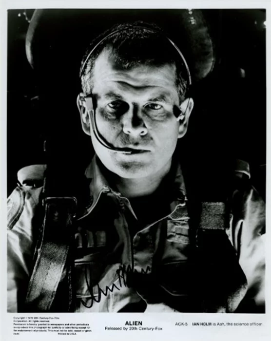Ian Holm autograph