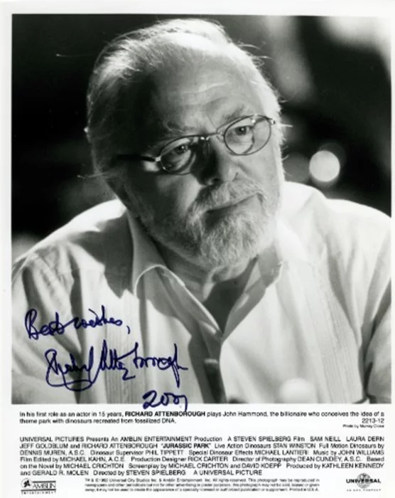 Richard Attenborough autograph