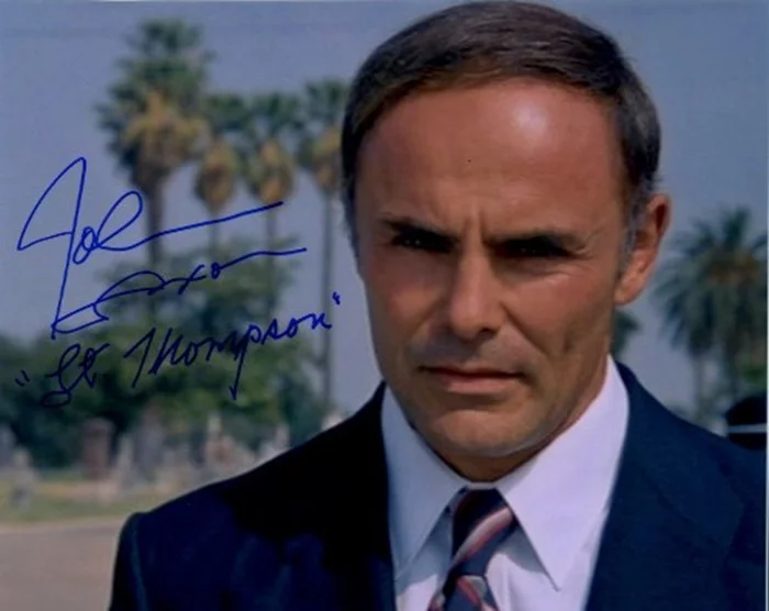 John Saxon autograph